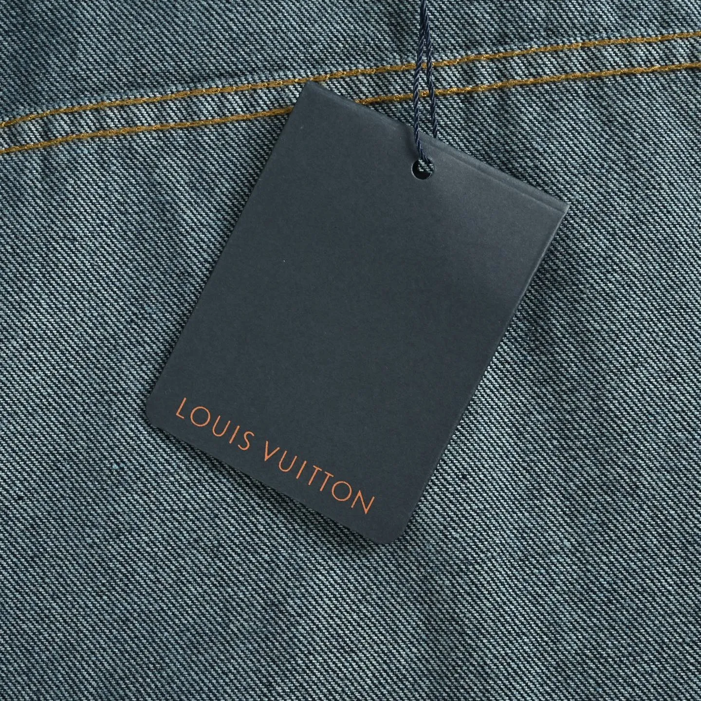 Louis Vuitton/Louis Vuitton old flower all over printed jacquard denim jacket